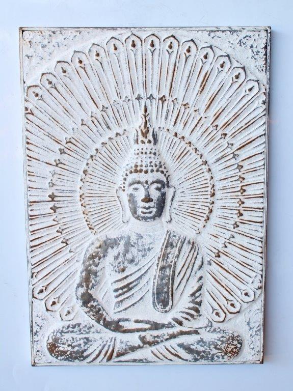 Metal Buddha Wall Decor